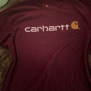 Carhartt Red Short Sleeve Tee Classic Crew Neck